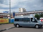 Бесплатный автобус Genser в пункт аренды автомобилей АрендаАвто-ржв на ул.Добролюбова