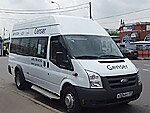 Бесплатный автобус Genser в пункт аренды автомобилей АрендаАвто-ржв на Новорязанском шоссе